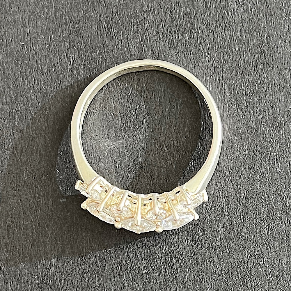 Sterling Silver Cubic Zirconia Ring - Picture 3 of 6